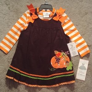 NWT Fall Dress for Toddler - 3T